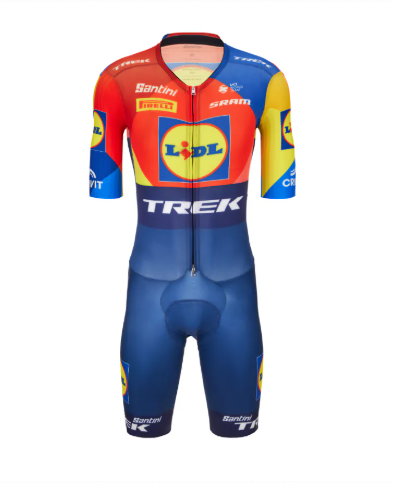 Santini  2025 Lidl-Trek公路連身服 職業原版 - 海軍藍〔C3〕
