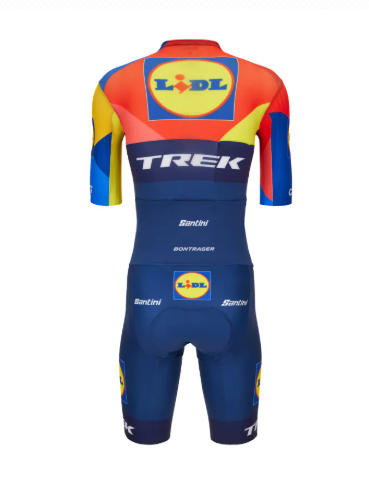 Santini  2025 Lidl-Trek公路連身服 職業原版 - 海軍藍〔C3〕