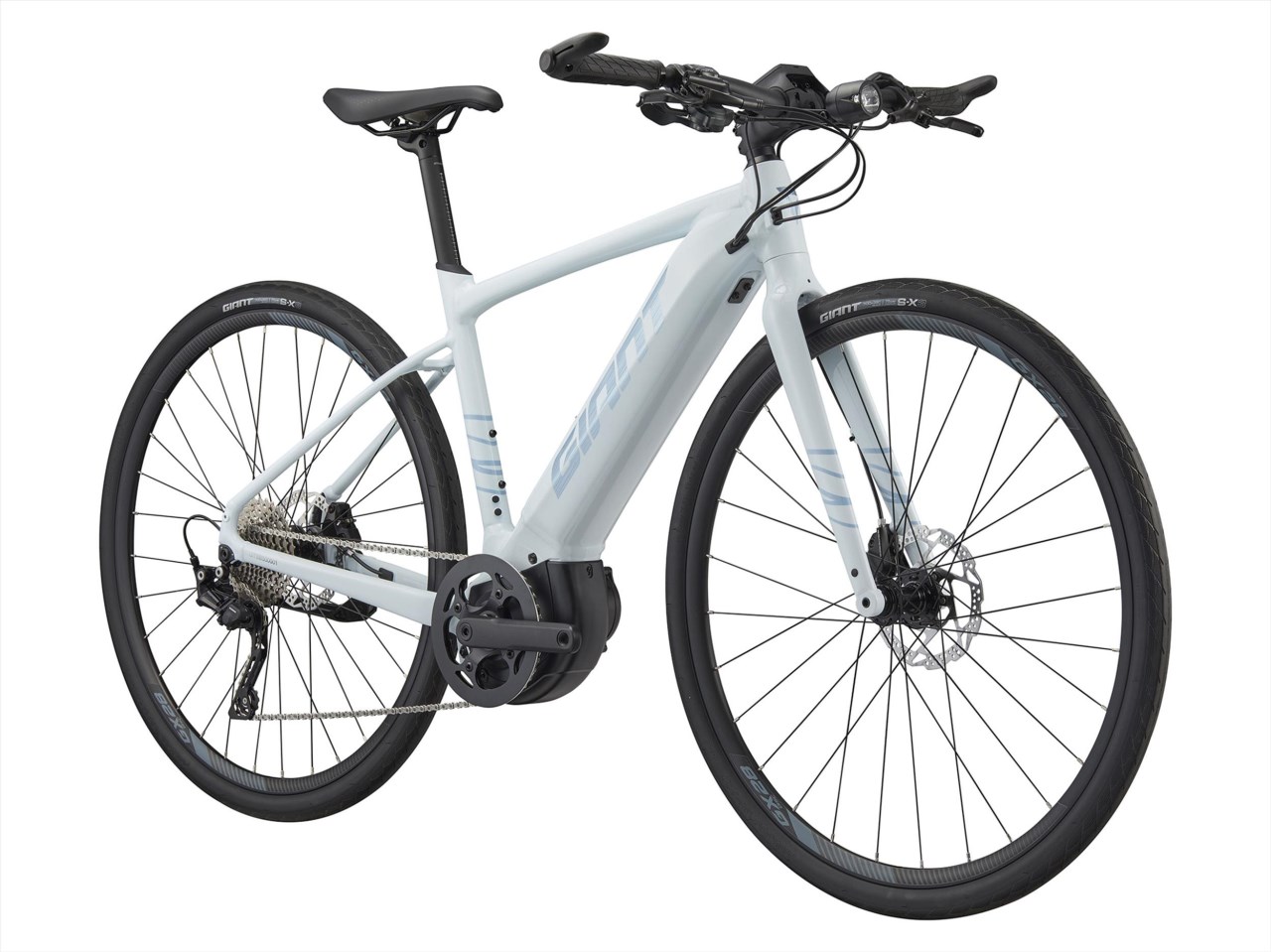 捷安特 GIANT 2026 FastRoad E+ 電動輔助自行車-冰柱白