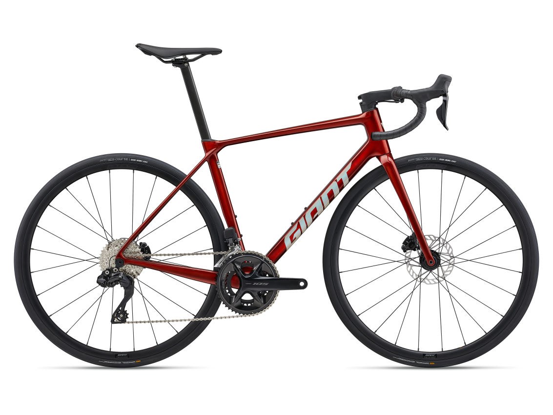 捷安特 GIANT 2025 TCR Advanced 1 KOM 公路車 -火星塵紅