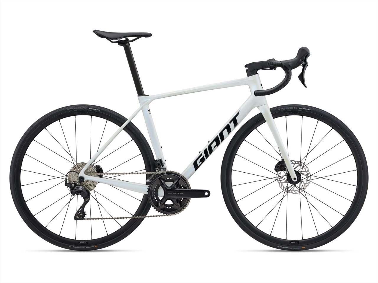 捷安特 GIANT 2025 TCR Advanced 2 KOM 公路車 -幻象白、碳纖黑 2色可選