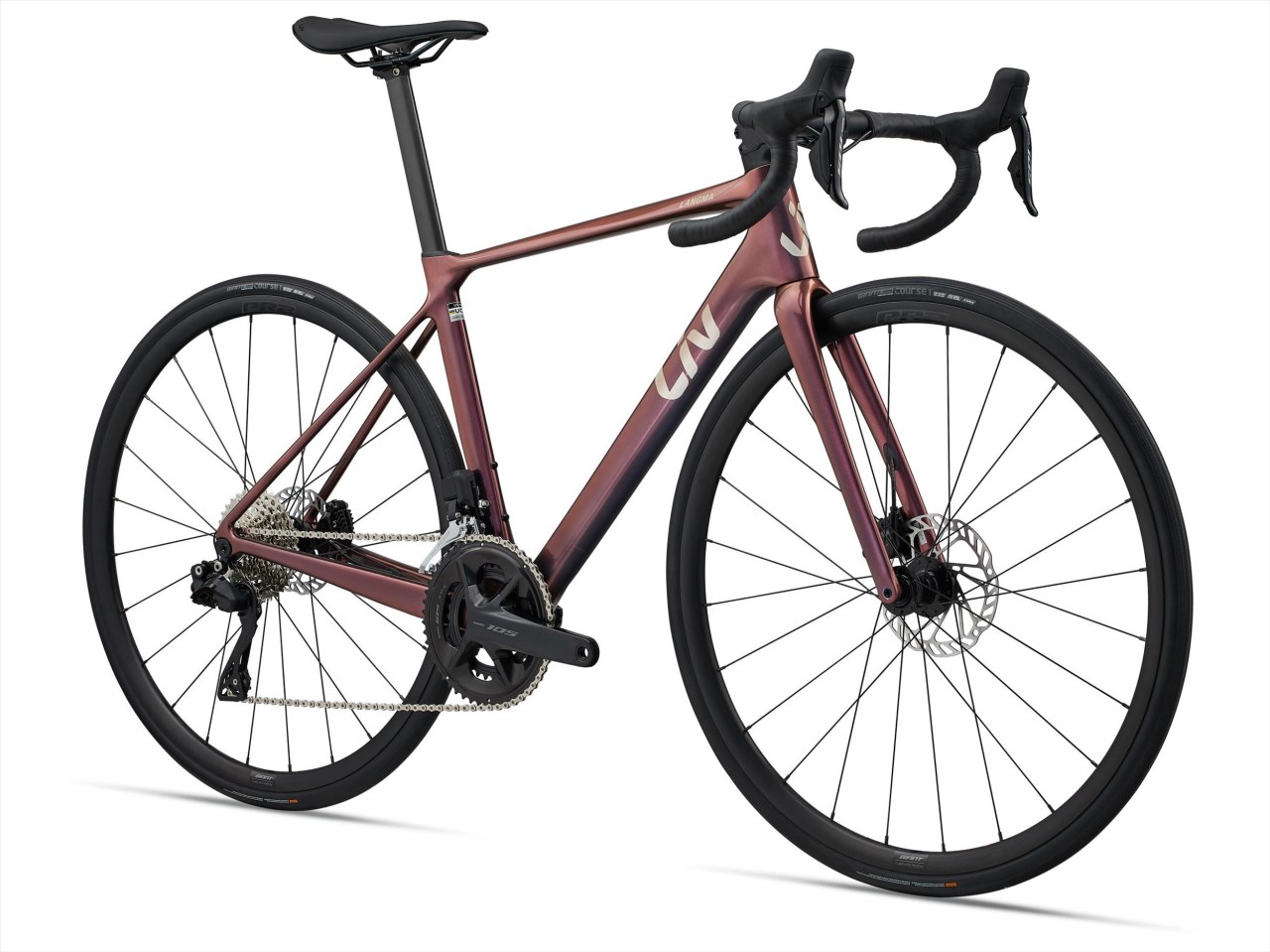 Liv 2025 Langma Advanced 1 QOM 女性公路車- 玫瑰紅 