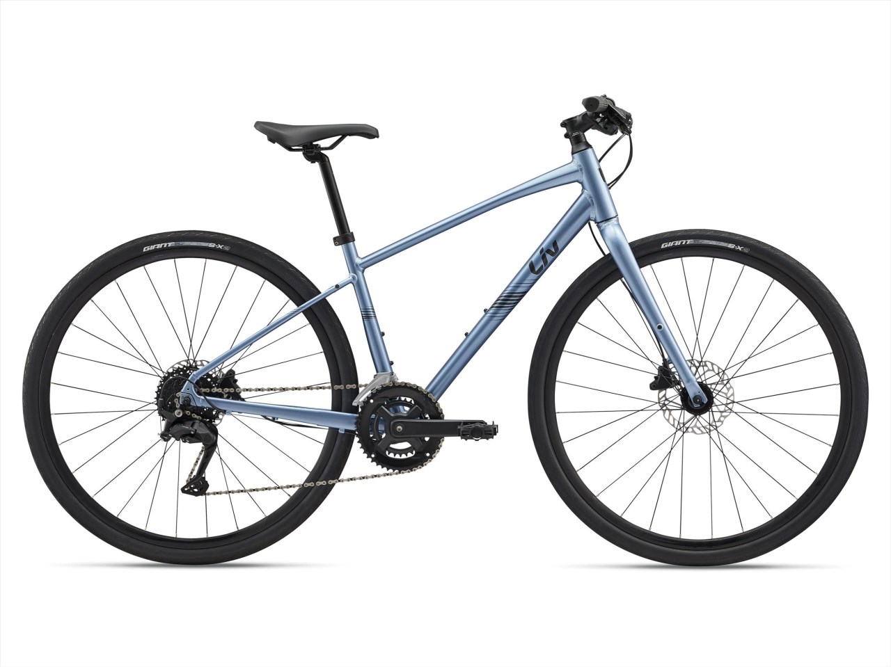 Liv 2025 Alight Disc 2 女性公路車- 冰霜銀