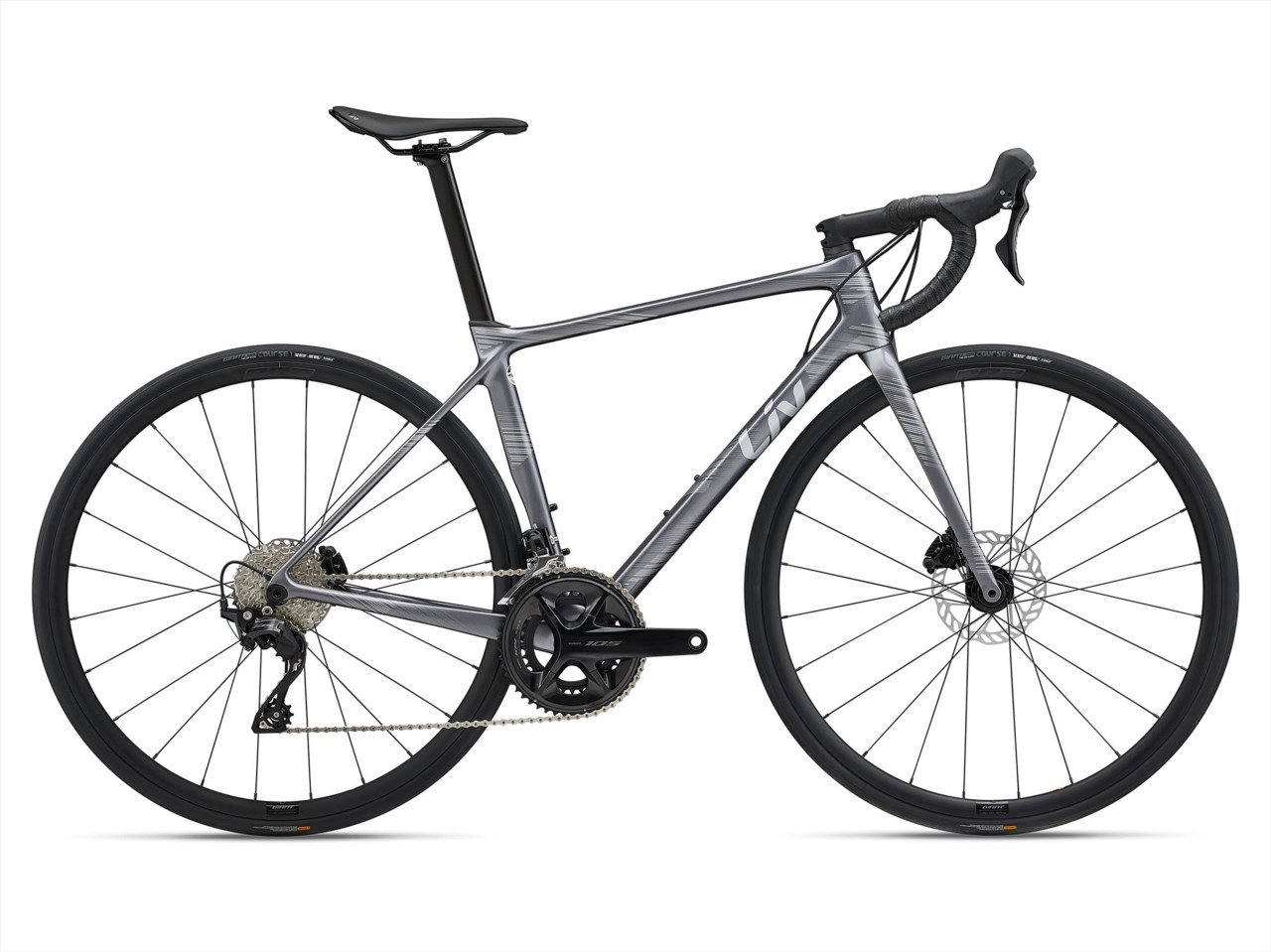 Liv 2024 Langma Advanced Disc 2 女性公路車- 優雅灰