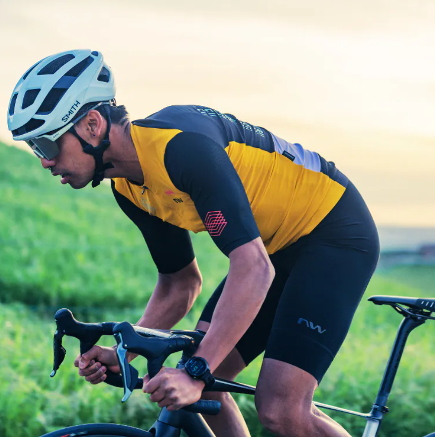 NW Northwave 2025 EXTREME Evo-巔峰 短袖車衣 Ochre-Black 競賽級 空力剪裁