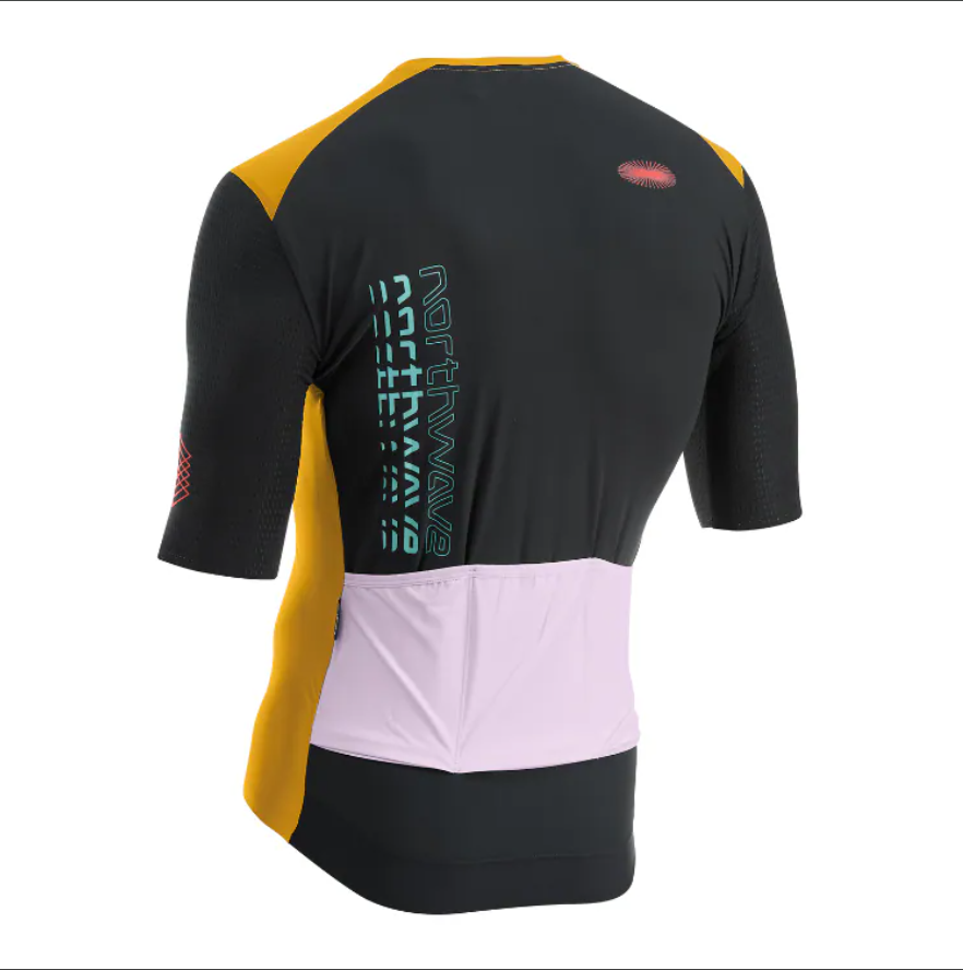 NW Northwave 2025 EXTREME Evo-巔峰 短袖車衣 Ochre-Black 競賽級 空力剪裁