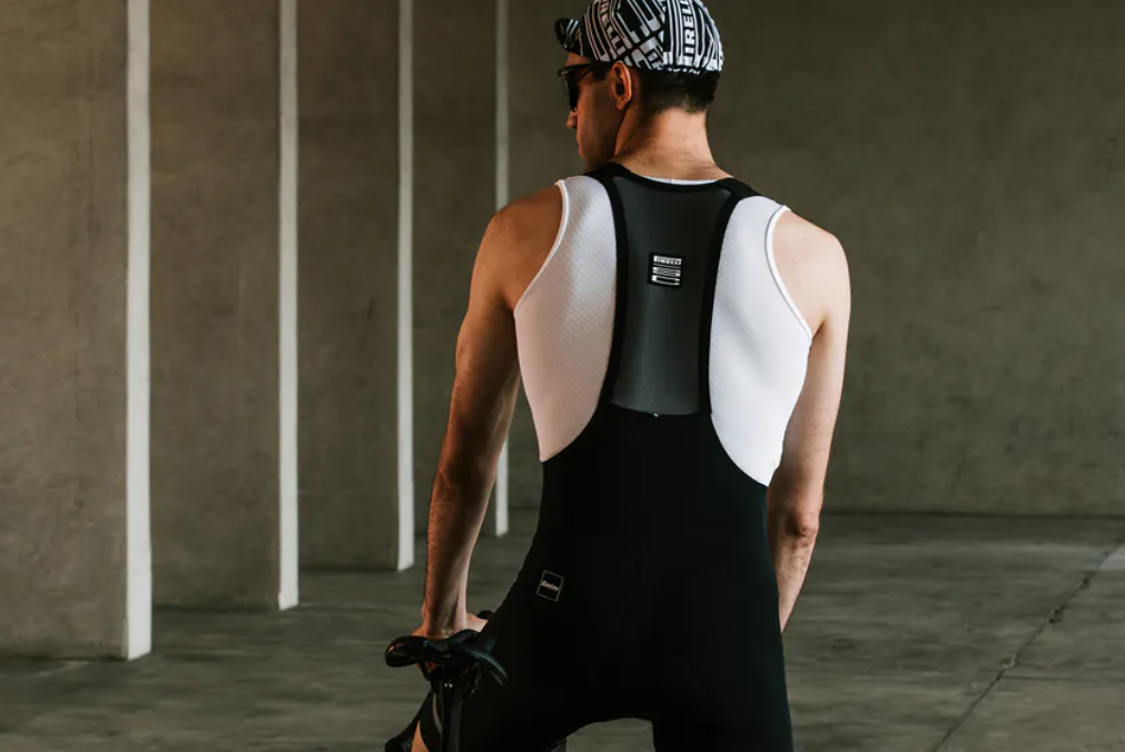 Santini 2025 PIRELLI 倍耐力運動俱樂部吊帶短褲 -黑〔GIT墊〕