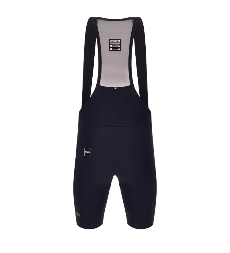 Santini 2025 PIRELLI 倍耐力運動俱樂部吊帶短褲 -黑〔GIT墊〕