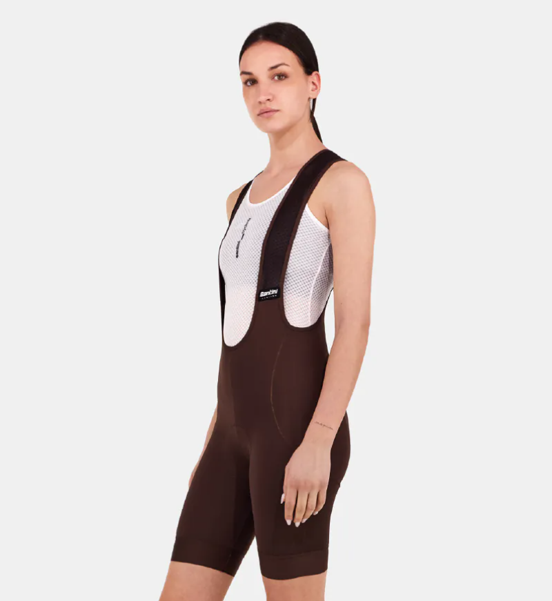 Santini 2025 RTR 女性吊帶短褲 〔GIL墊〕 開心果綠、巧克力、鐵鏽、藍 四色可選