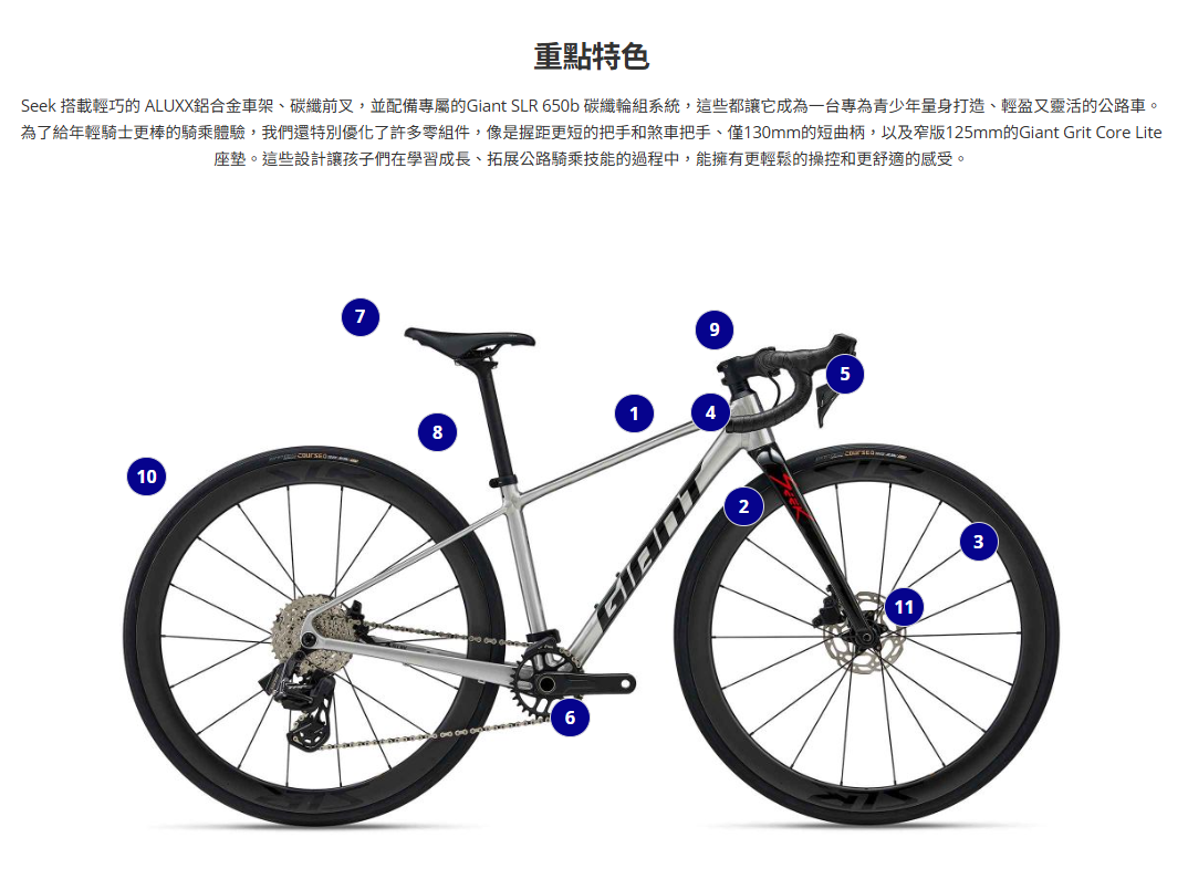 捷安特 GIANT 2026  Seek 2  青少年彎把自行車 - 黑/橘