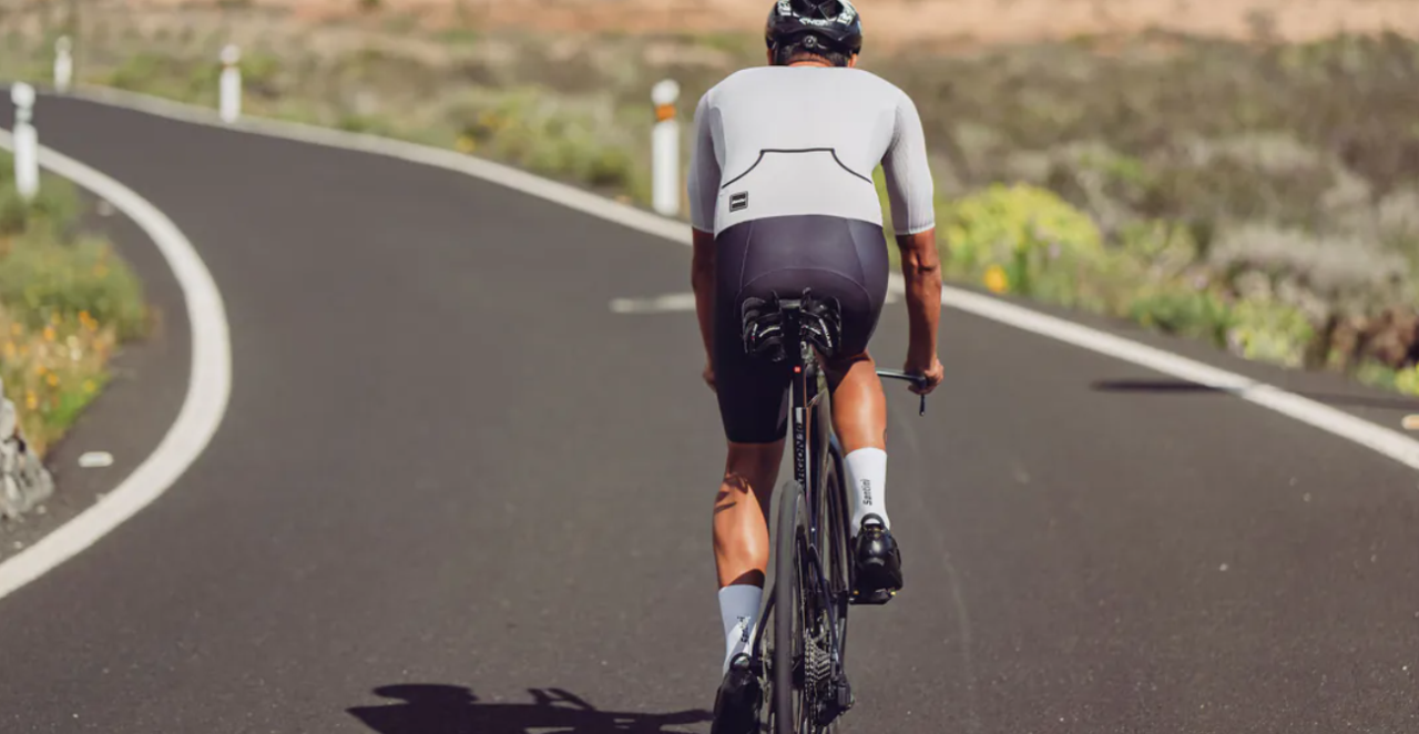 Santini 【毒蛇】男性連身三鐵衣〔IMG墊〕-天藍、黑、卡布奇諾 三色可選 空力緊身/高舒適度/加強穩定