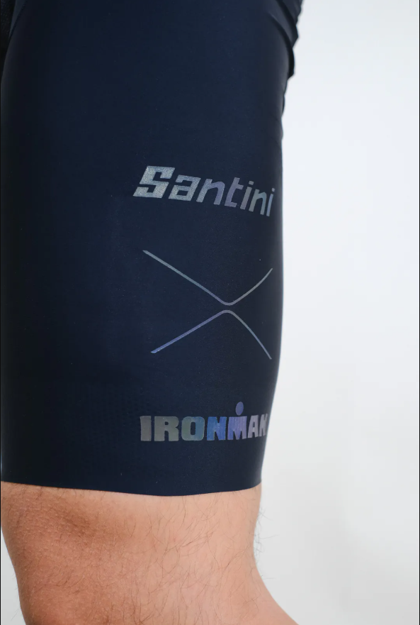 Santini【毒蛇微風】短袖連身三鐵衣〔IMG墊〕- 綠  空力緊身/極致透氣防曬/加強穩定