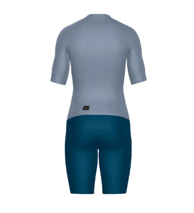 Santini  2025 【葉子光斑】女性連身三鐵衣〔IMG墊〕 -紫 輕量透氣/加大儲物/職業緊身/舒適