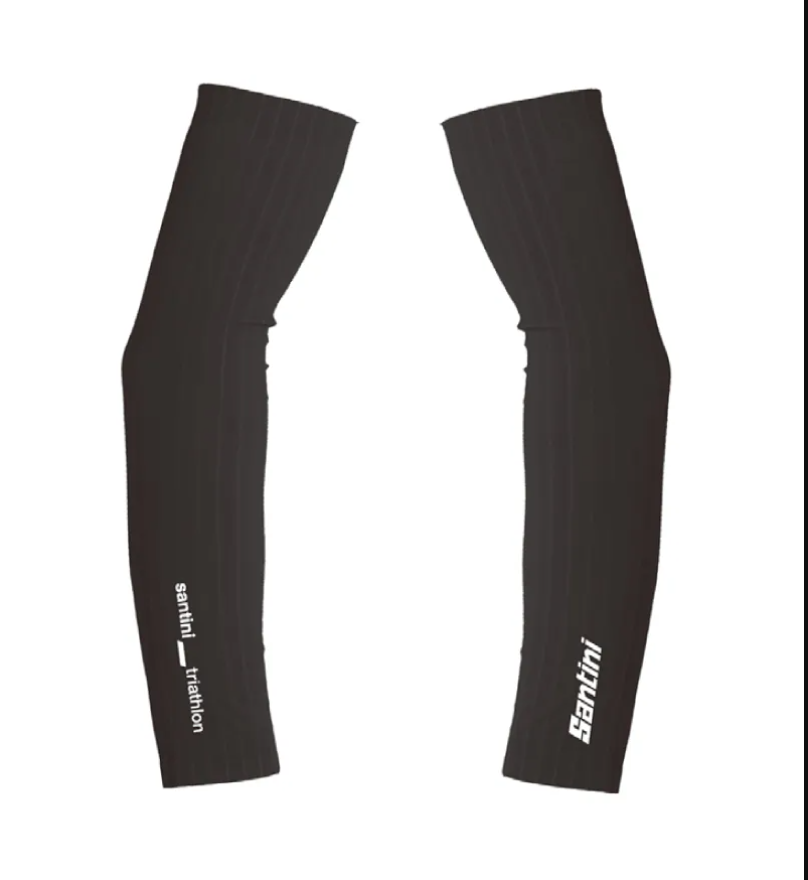 🔥全新公司貨🔥Santini  2025 【毒蛇】三鐵空力袖套 -白、黑  2色可選   防紫外線/降溫/輕量/排汗透氣
