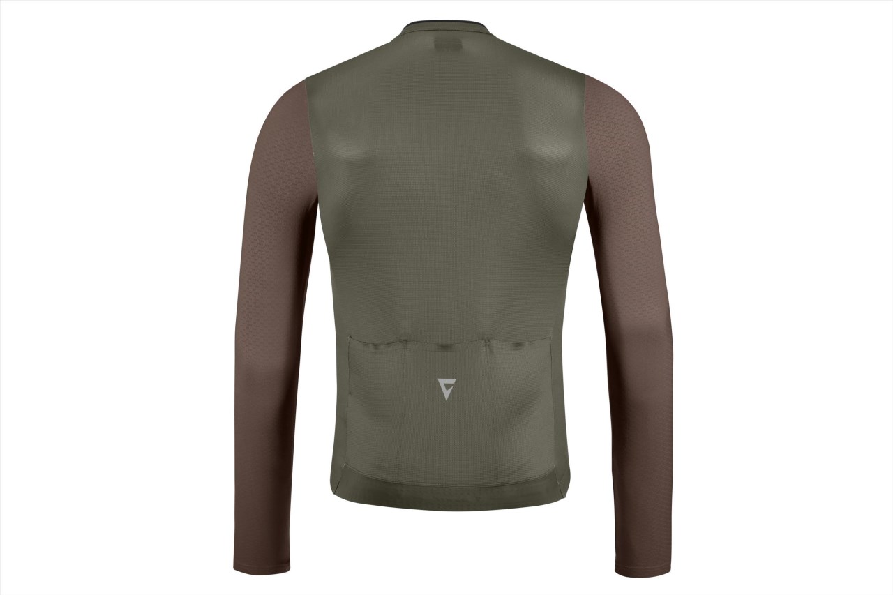 捷安特 GIANT Sporty 舒適型專業薄長袖車衣  - 橄欖綠/卡其袖、灰褐色/棕灰袖   2色可選