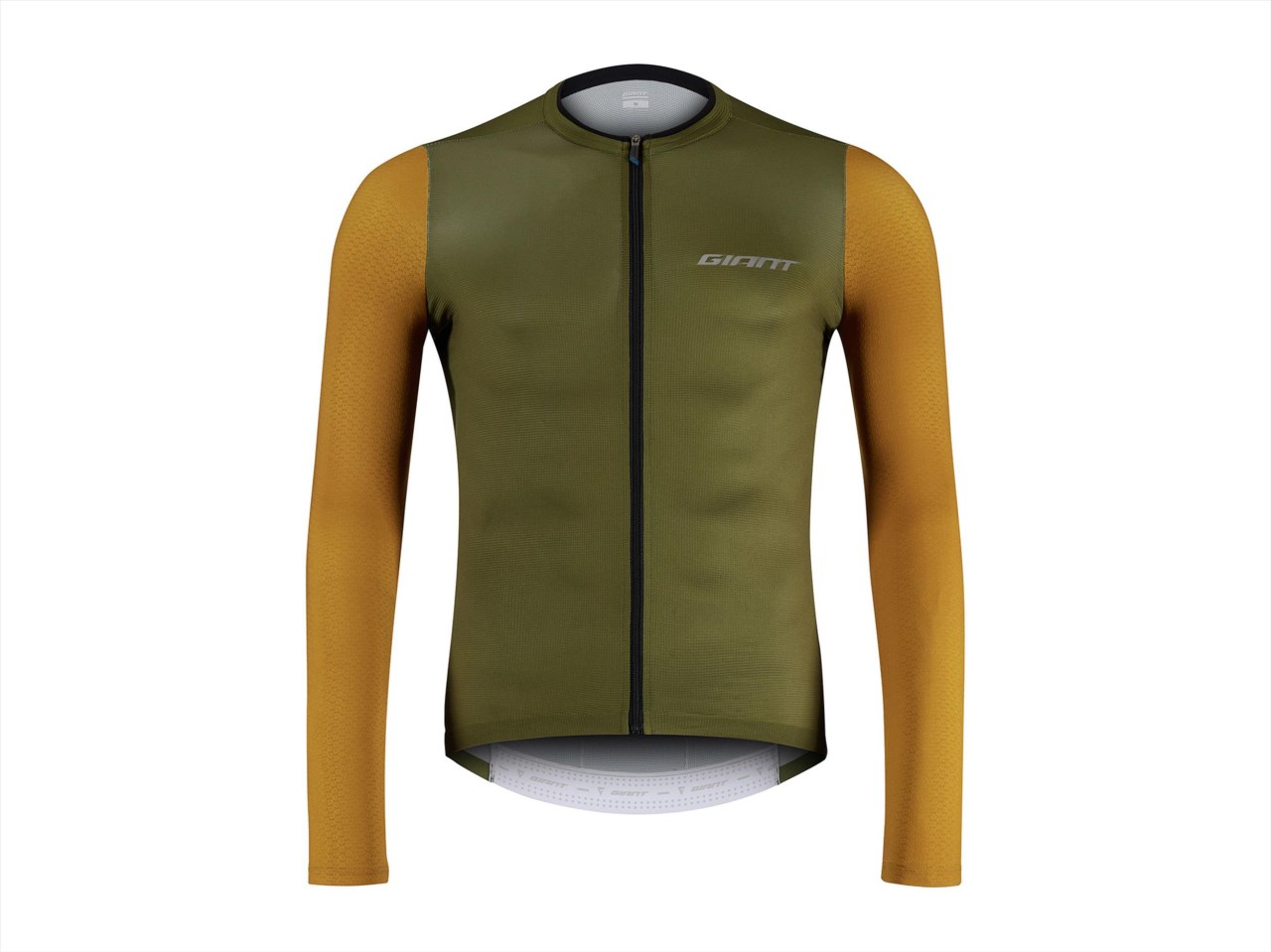 捷安特 GIANT Sporty 舒適型專業薄長袖車衣  - 橄欖綠/卡其袖、灰褐色/棕灰袖   2色可選