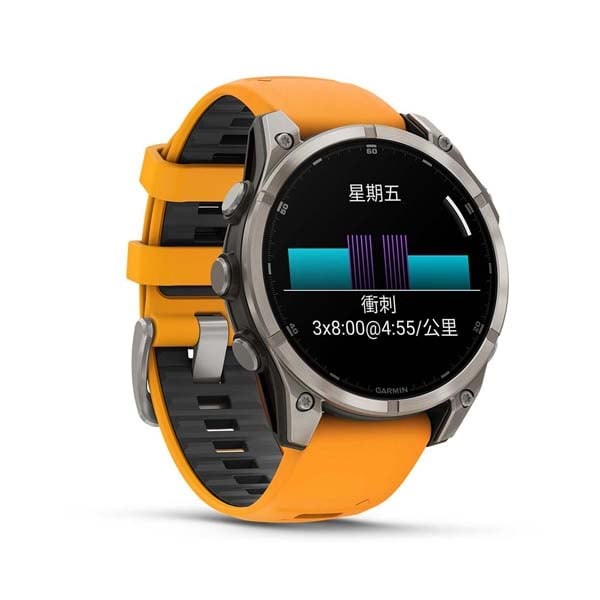Garmin fēnix 8  AMOLED 全方位戶外進階GPS智慧腕錶 (47 mm)-石墨灰、火花橙  2色可選