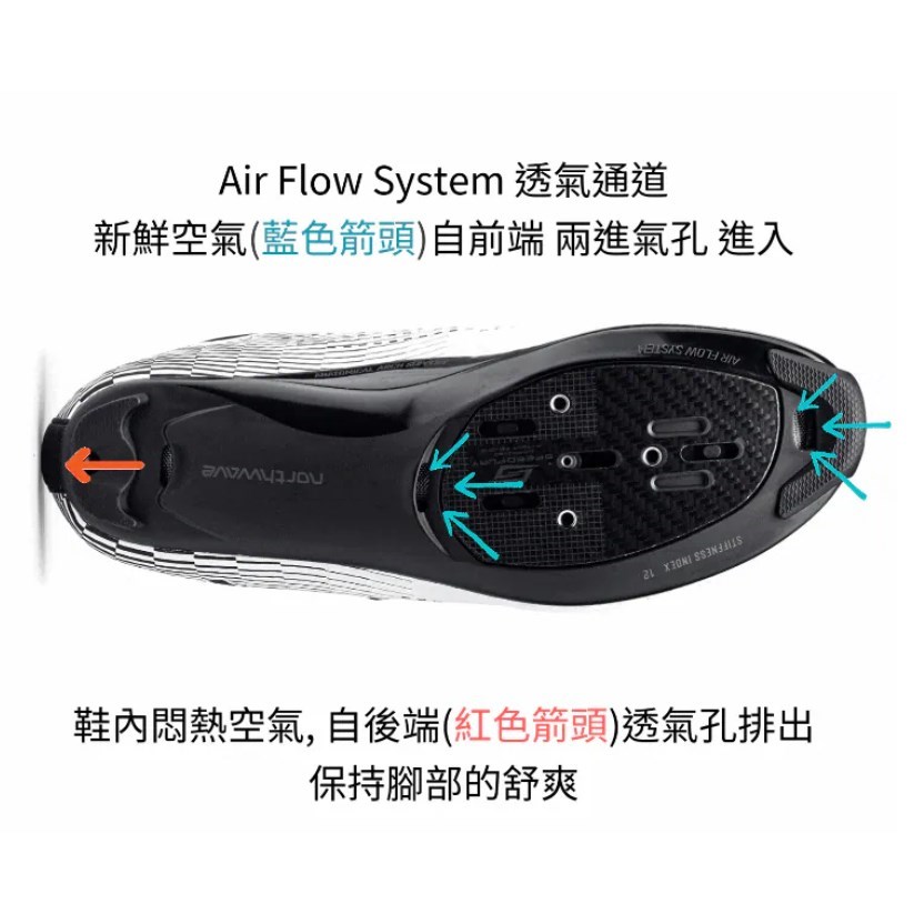 Northwave NW STORM Carbon 2 公路車鞋-白/黑 