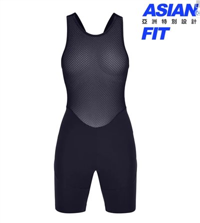 Santini DECO4【美飾四代】女性極短吊帶短褲 -黑〔C3W〕(亞洲限定款)