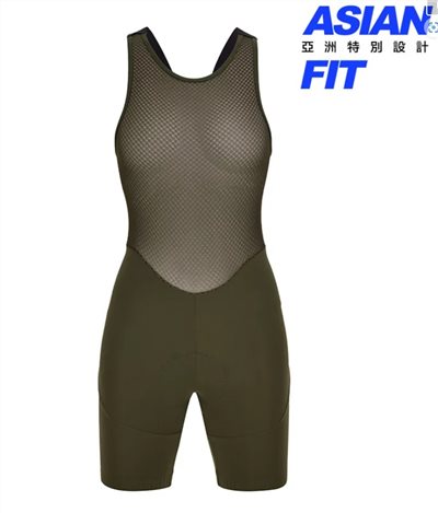 Santini DECO4【美飾四代】女性極短吊帶短褲 -軍綠〔C3W〕(亞洲限定款) 