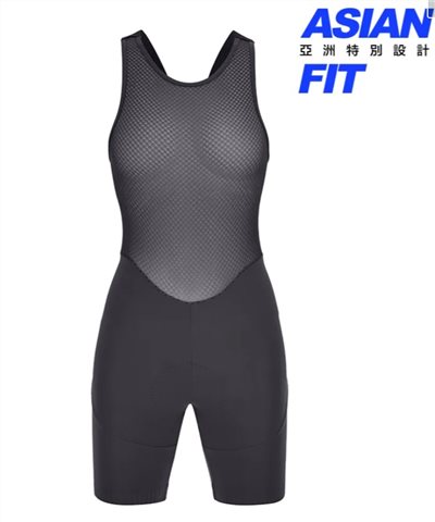 Santini DECO4【美飾四代】女性極短吊帶短褲 -灰〔C3W〕(亞洲限定款)  