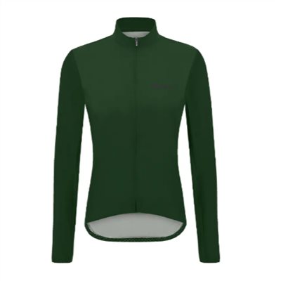 Santini 2025 RTR長袖風衣 男女共版 競賽貼身 -軍綠 可折收/四季可用/競賽貼身