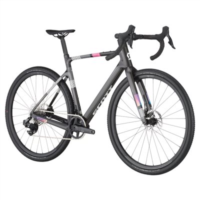 🔥全新公司貨🔥SCOTT 2025 ADDICT GRAVEL 30 跨界越野碳纖礫石公路車-塗鴉黑 歡迎預約下單享優惠