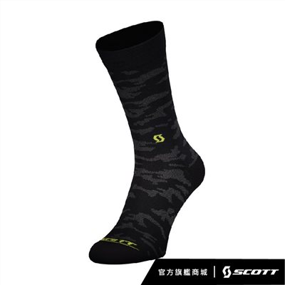 🔥全新公司貨🔥SCOTT TRAIL CAMO CREW SOCKS 迷彩紋中筒型自行車襪-四色可選