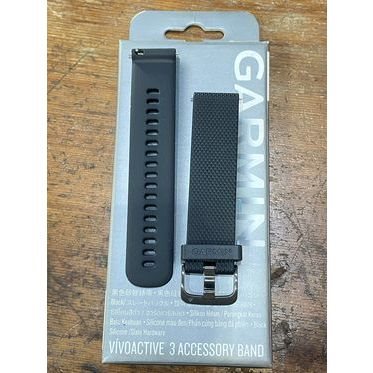 🔥全新公司貨🔥GARMIN VIVOACTIVE® 3 ACCESSORY BAND錶帶 運動手錶表帶 黑色 出清優惠