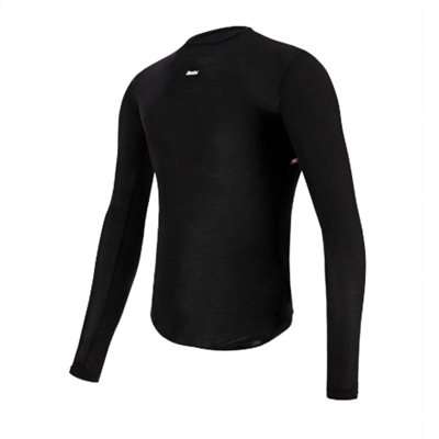 🔥全新公司貨🔥Santini 2025【乾燥】四季長袖內衣 Primaloft DRY -黑  四季可穿/活動自如/透氣