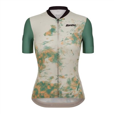 🔥全新公司貨🔥Santini 2024【鵝卵石】女性短袖車衣 競賽貼身 -兩色可選 2024春夏流行款