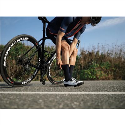 🔥全新公司貨🔥Santini 2023 【純粹】高筒襪- 海軍藍   舒適性/高性能/耐磨性