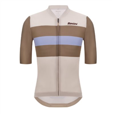 🔥全新公司貨🔥 Santini 2025【環保孟加拉】短袖車衣 男女共版 空力緊身 -軍綠  職業緊身/舒適/性能/時尚