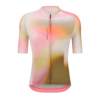 🔥全新公司貨🔥 Santini  2025 【光線】短袖車衣 男女共版 競賽貼身 - 粉紅  快速乾燥/高透氣/易於儲物
