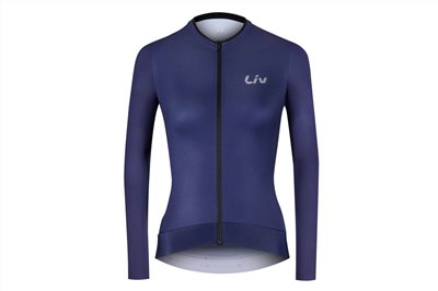 🔥全新公司貨🔥Liv Classic Fit 合身短版長袖車衣 - 紫  超短版合身剪裁/極簡後口袋設計/高品質透氣布料