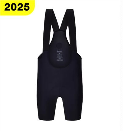 🔥全新公司貨🔥Santini 2025 環法最佳年輕車手【白衫】吊帶短褲 - 黑〔GIT〕 完美貼合/高可視度/防震保護