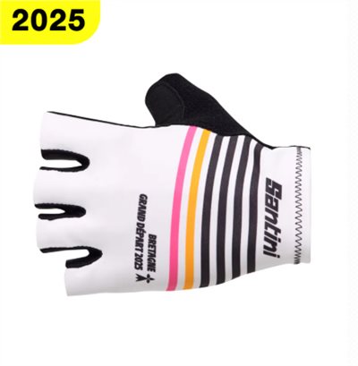 🔥全新公司貨🔥 Santini 2025 女子環法首站【布列塔尼】夏季手套 - 印花   輕量透氣/防滑/減震墊