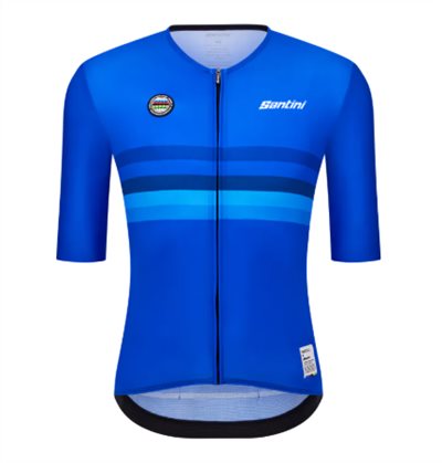 🔥全新公司貨🔥 Santini  2025  UCI世界冠軍【義大利】短袖車衣 競賽貼身 男女共版 - 印花  透氣舒適