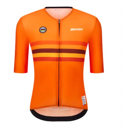 🔥全新公司貨🔥 Santini  2025  UCI世界冠軍【荷蘭】短袖車衣 競賽貼身 男女共版 - 印花   舒適透氣