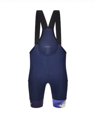 🔥全新公司貨🔥 Santini  2025 【巴黎尼斯】吊帶短褲 - 海軍藍〔GIT〕   防震保護/完美貼合/舒適透氣