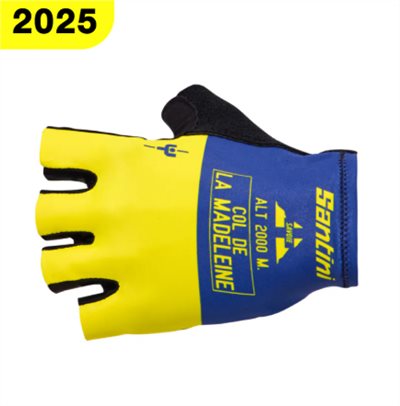 🔥全新公司貨🔥 Santini 2025 官方品牌MJ黃衫【馬德連山】夏季手套 - 印花  輕量透氣/防滑/減震墊/短版