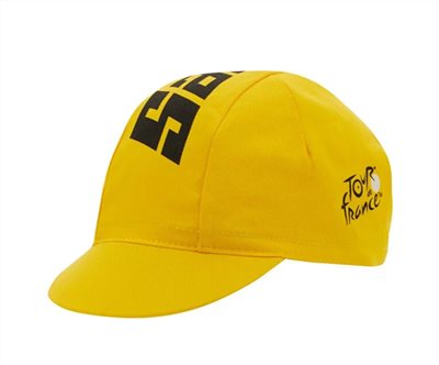 🔥全新公司貨🔥 Santini  2025  環法自行車小帽 - 黃   柔軟舒適/通風/艷陽下蔽蔭