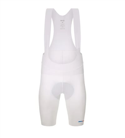 🔥全新公司貨🔥 Santini 2025 UCI世界冠軍【世界】吊帶短褲 -白〔GIT墊〕