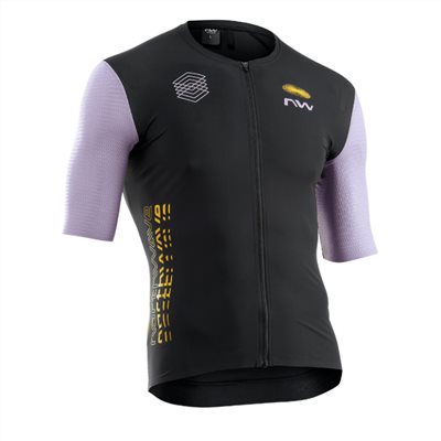 🔥全新公司貨🔥NW Northwave 2025 EXTREME Evo-巔峰 短袖車衣 Black-Lilac 競賽級 空力剪裁