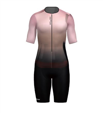 🔥全新公司貨🔥Santini  2025 【毒蛇】女性連身三鐵衣〔IMG墊〕 - 赭黃、天藍、米白 三色可選 空力緊身/高舒適度/加強穩定