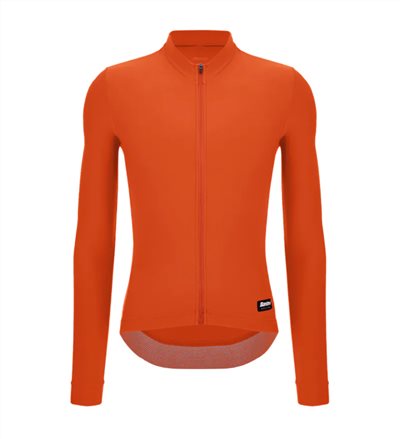 🔥全新公司貨🔥 Santini 2025 RTR冬季長袖車衣 男女共版 競賽貼身 -鐵鏽 易於儲物/柔軟刷毛