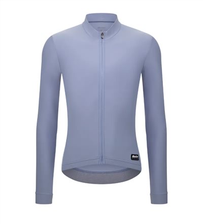 🔥全新公司貨🔥 Santini 2025 RTR冬季長袖車衣 男女共版 競賽貼身 -天藍 易於儲物/柔軟刷毛